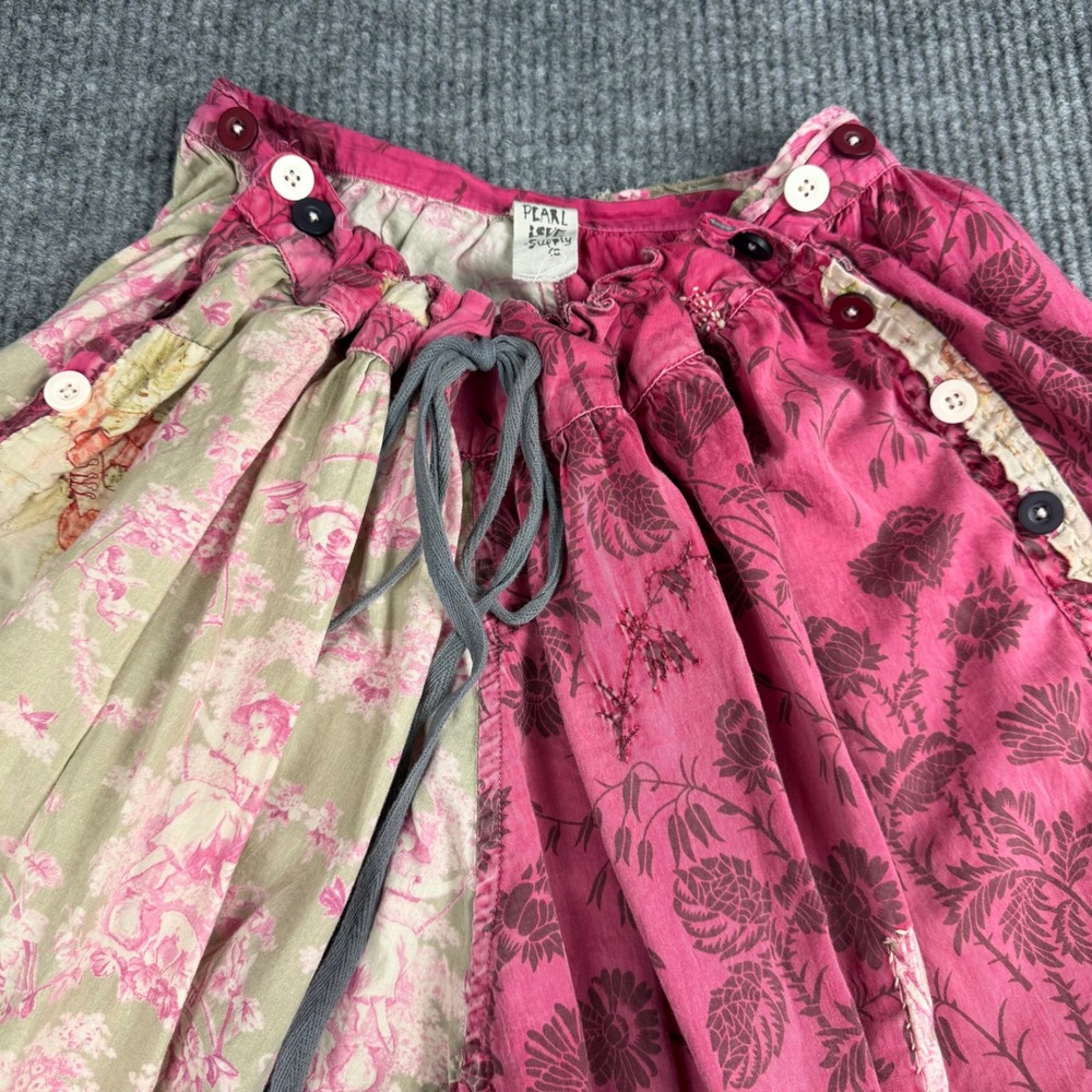 Magnolia Pearl Kiki Bloomers Womens OS 200 Betsy Pink Floral Cotton Boho Cottage - Picture 2 of 16